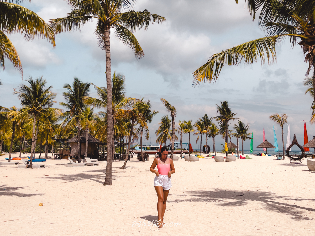 pantai pasir putih, white sand beach, nusa lembongan
